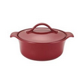 Paprika Red 2.5 Quart Round Casserole